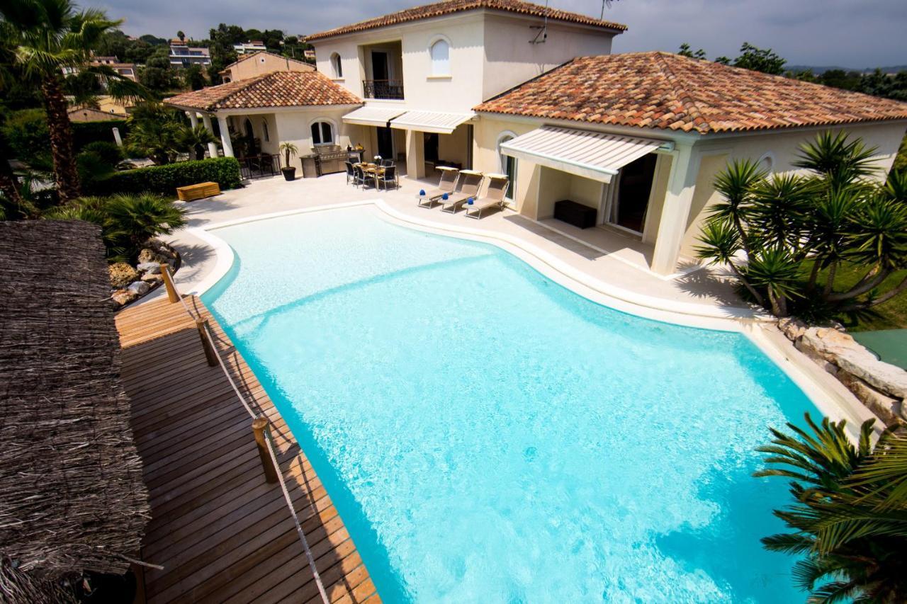 El Paradisio Splendid 5 Stars Villa Atypical In Antibes With Overflowing Swiming Pool Εξωτερικό φωτογραφία